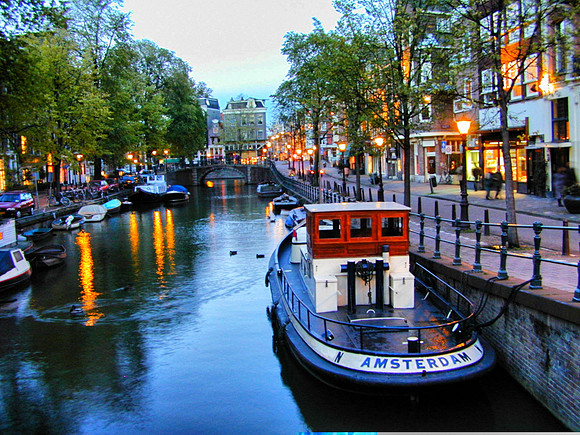 Canal in Amsterdam