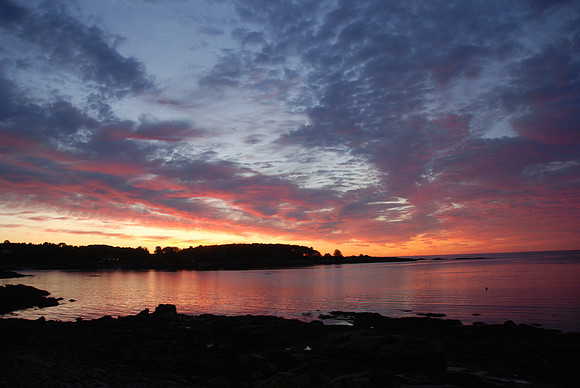 Sunrise on Cape Nettick, Maine